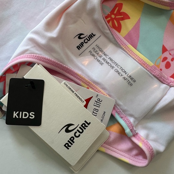 RIP Curl Island Day Halter One Piece Swimsuit NWT Toddler Girl Size 3-4T - Picture 6 of 9
